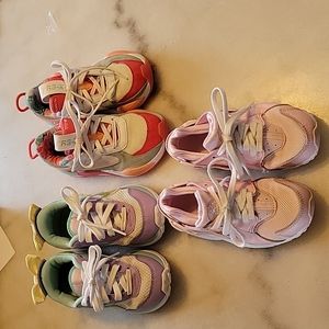 Little girls size 11 Puma and Nike shoes